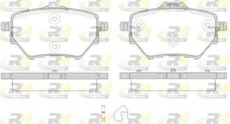 Гальмівні колодки дискові RH ROADHOUSE 21562.00