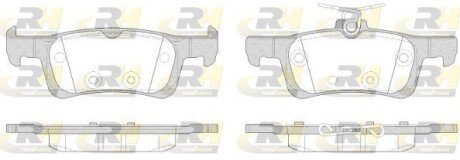 Гальмівні колодки дискові RH ROADHOUSE 21563.00