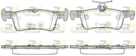Гальмівні колодки дискові RH ROADHOUSE 21563.10