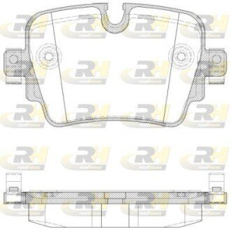 Гальмівні колодки дискові RH ROADHOUSE 21572.00