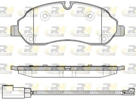 Гальмівні колодки дискові RH ROADHOUSE 21602.02