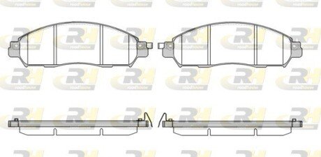 Гальмівні колодки дискові RH ROADHOUSE 21612.04