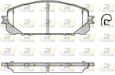 Гальмівні колодки дискові RH ROADHOUSE 21613.00