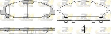 Гальмівні колодки дискові RH ROADHOUSE 21620.00