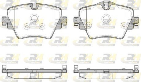 Гальмівні колодки дискові RH ROADHOUSE 21625.08