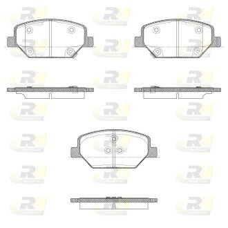Гальмівні колодки дискові RH ROADHOUSE 21631.02