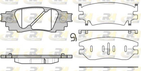 Гальмівні колодки дискові RH ROADHOUSE 21636.10