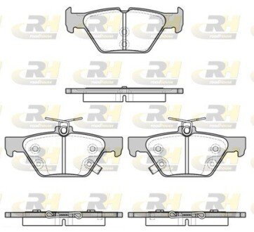 Гальмівні колодки дискові RH ROADHOUSE 21638.02