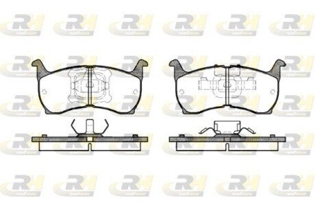 Гальмівні колодки дискові RH ROADHOUSE 2164.00