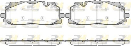 Гальмівні колодки дискові RH ROADHOUSE 21667.00