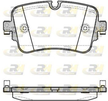 Гальмівні колодки дискові RH ROADHOUSE 21668.08