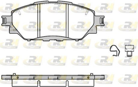 Гальмівні колодки дискові RH ROADHOUSE 21671.04