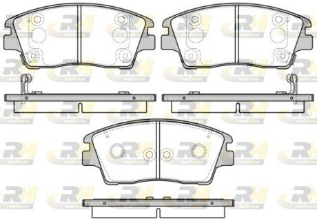 Гальмівні колодки дискові RH ROADHOUSE 21676.02