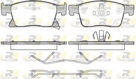 Гальмівні колодки дискові RH ROADHOUSE 21679.02