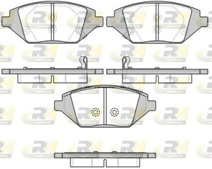 Гальмівні колодки дискові RH ROADHOUSE 21686.02