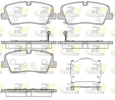 Гальмівні колодки дискові RH ROADHOUSE 21687.00 (фото 1)