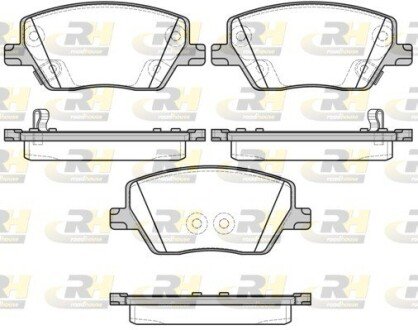 Гальмівні колодки дискові RH ROADHOUSE 21695.02