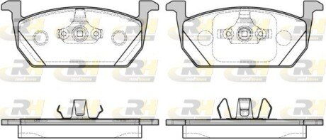 Гальмівні колодки дискові RH ROADHOUSE 21710.00