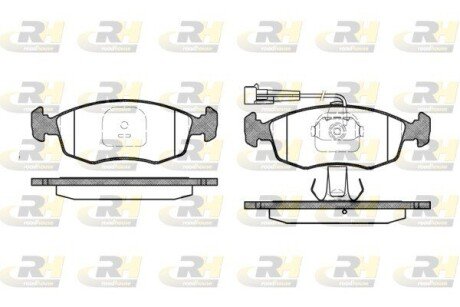 Гальмівні колодки дискові RH ROADHOUSE 2172.12