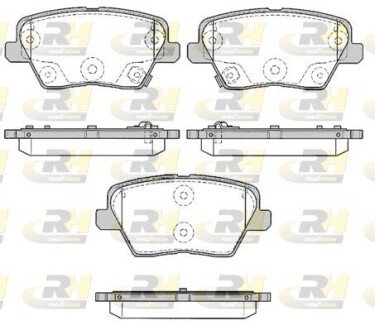 Гальмівні колодки дискові RH ROADHOUSE 21784.02