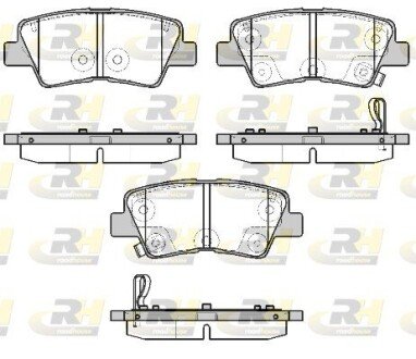 Гальмівні колодки дискові RH ROADHOUSE 21807.02