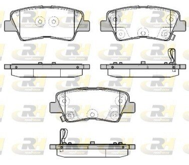 Гальмівні колодки дискові RH ROADHOUSE 21807.12
