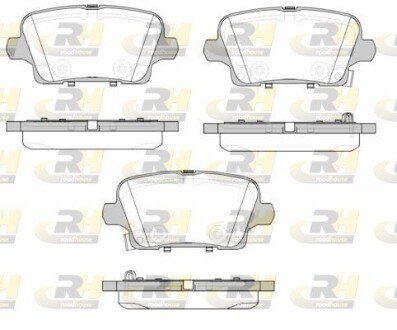 Гальмівні колодки дискові RH ROADHOUSE 21821.02