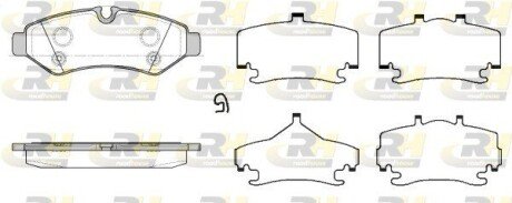 Гальмівні колодки дискові RH ROADHOUSE 21867.00