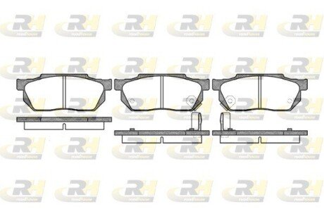 Гальмівні колодки дискові RH ROADHOUSE 2193.02