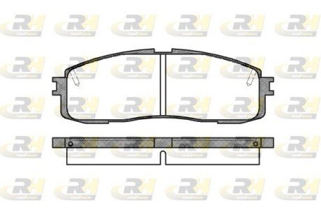 Гальмівні колодки дискові RH ROADHOUSE 2199.10