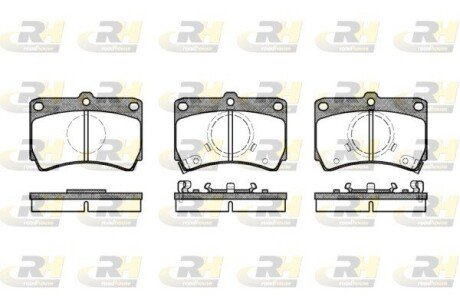 Гальмівні колодки дискові RH ROADHOUSE 2212.02
