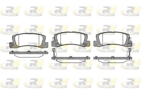 Гальмівні колодки дискові RH ROADHOUSE 2214.02