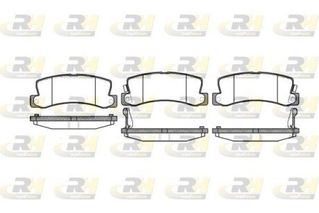 Гальмівні колодки дискові RH ROADHOUSE 2214.22