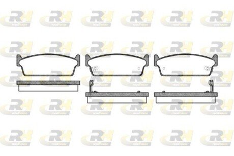 Гальмівні колодки дискові RH ROADHOUSE 2227.02