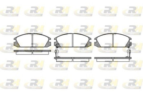 Гальмівні колодки дискові RH 2228.02 ROADHOUSE 222802