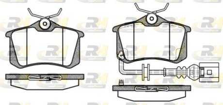 Гальмівні колодки дискові RH ROADHOUSE 2263.41