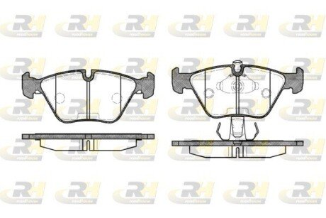 Гальмівні колодки дискові RH ROADHOUSE 2270.15