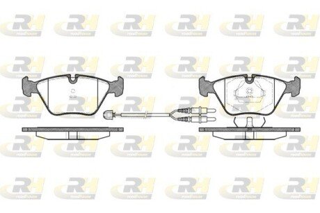 Гальмівні колодки дискові RH ROADHOUSE 2270.22
