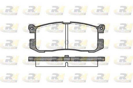 Гальмівні колодки дискові RH ROADHOUSE 2272.00
