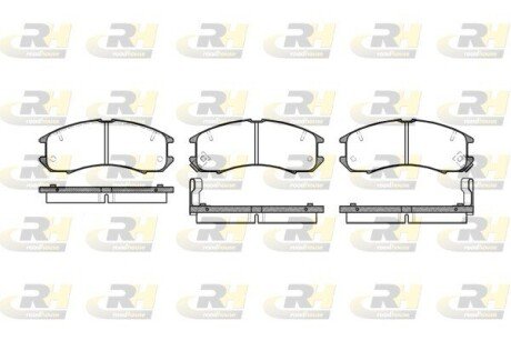 Гальмівні колодки дискові RH ROADHOUSE 2273.02