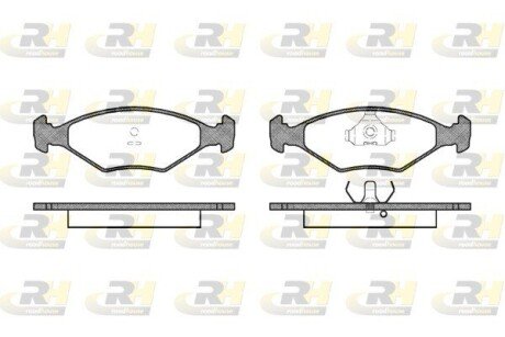 Гальмівні колодки дискові RH ROADHOUSE 2281.00