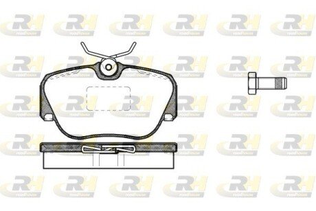 Гальмівні колодки дискові RH ROADHOUSE 2284.00