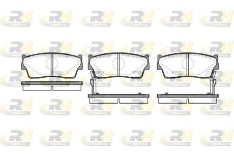 Гальмівні колодки дискові RH ROADHOUSE 2289.02
