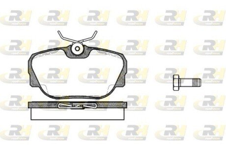 Гальмівні колодки дискові RH ROADHOUSE 2296.00