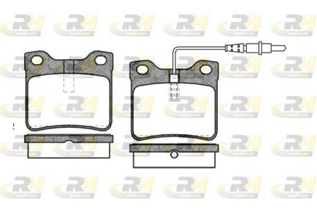 Гальмівні колодки дискові RH ROADHOUSE 2321.22