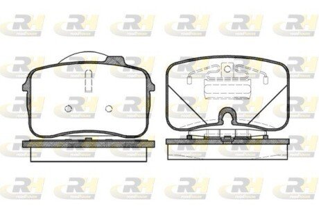 Гальмівні колодки дискові RH ROADHOUSE 2328.00