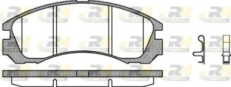 Гальмівні колодки дискові RH ROADHOUSE 2354.32