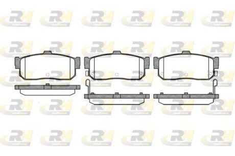 Гальмівні колодки дискові RH ROADHOUSE 2366.22