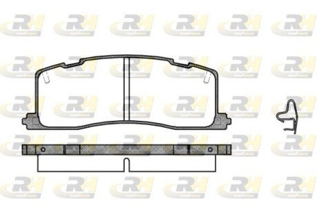 Гальмівні колодки дискові RH ROADHOUSE 2367.00