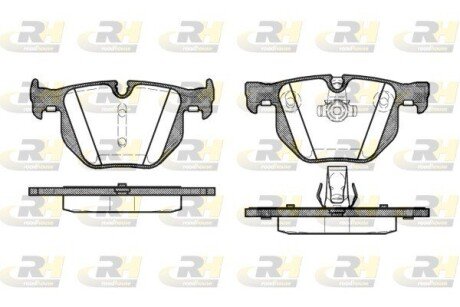Гальмівні колодки дискові RH ROADHOUSE 2381.60 (фото 1)